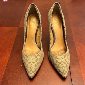 Coach Heels In Very Good Condition